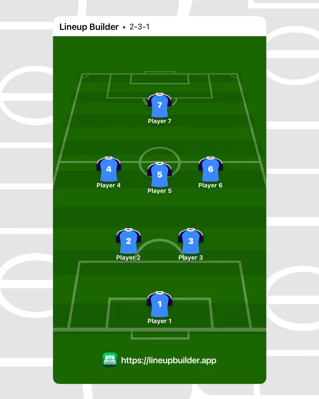 Best 7v7 Formation — football soccer formation lineup