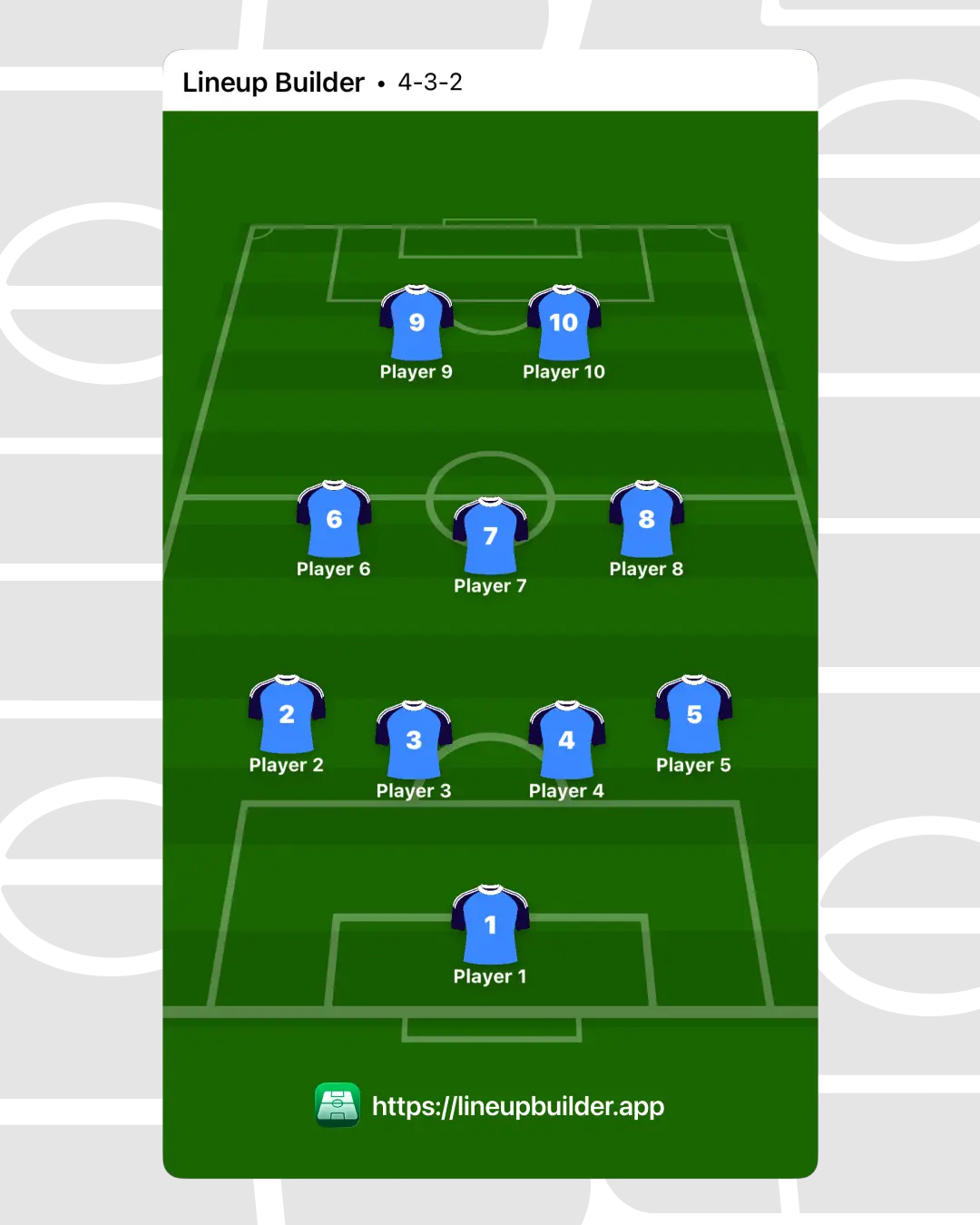 Best 10v10 Formation — football soccer formation lineup